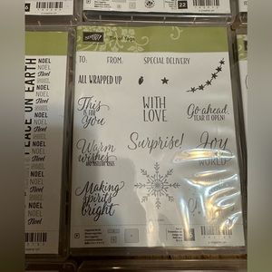 Tin of Tags Stampin Up Set